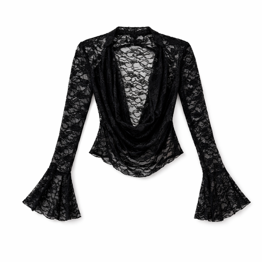 Blusa pizzo black