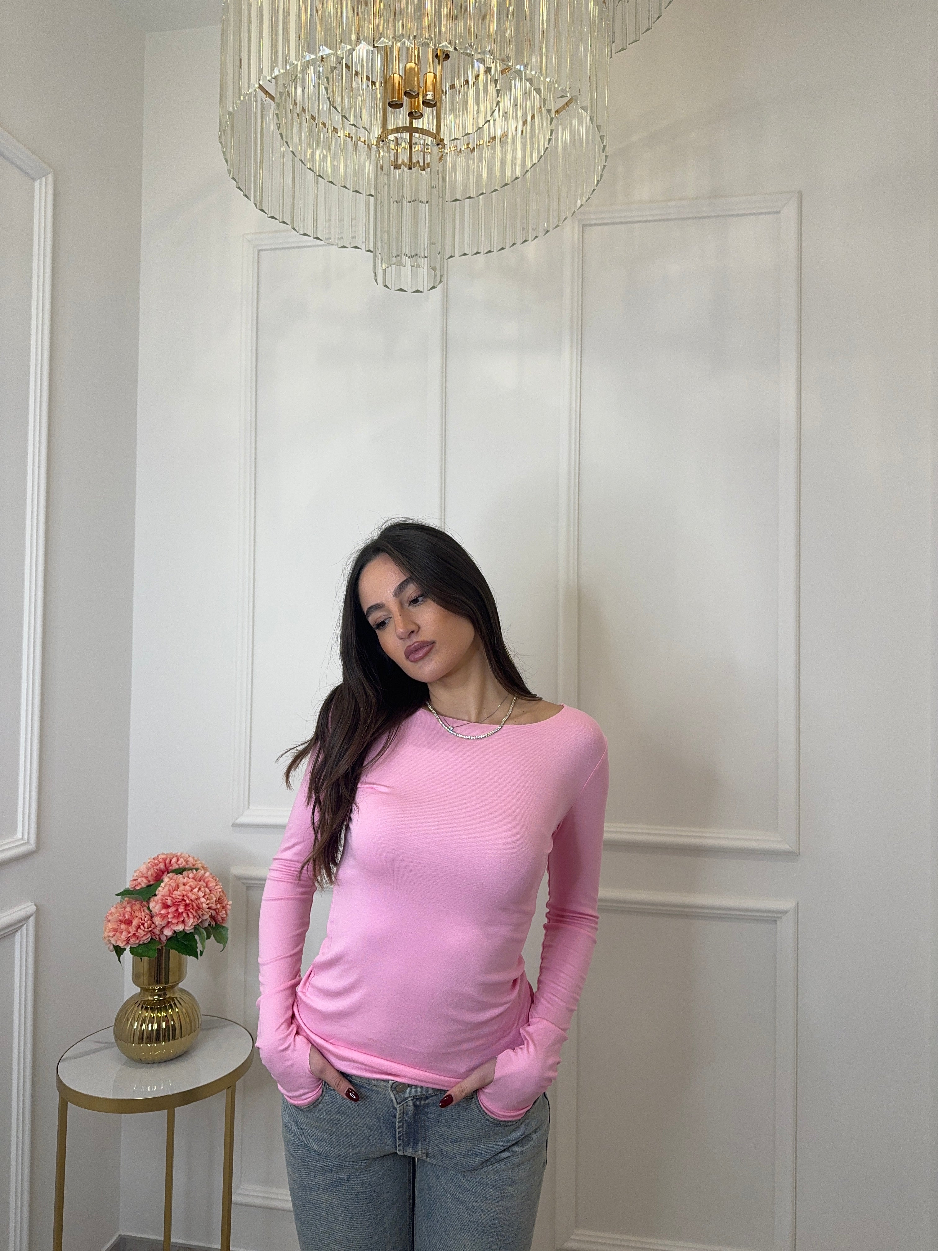 Semivelata scollo tondo tutti i colori