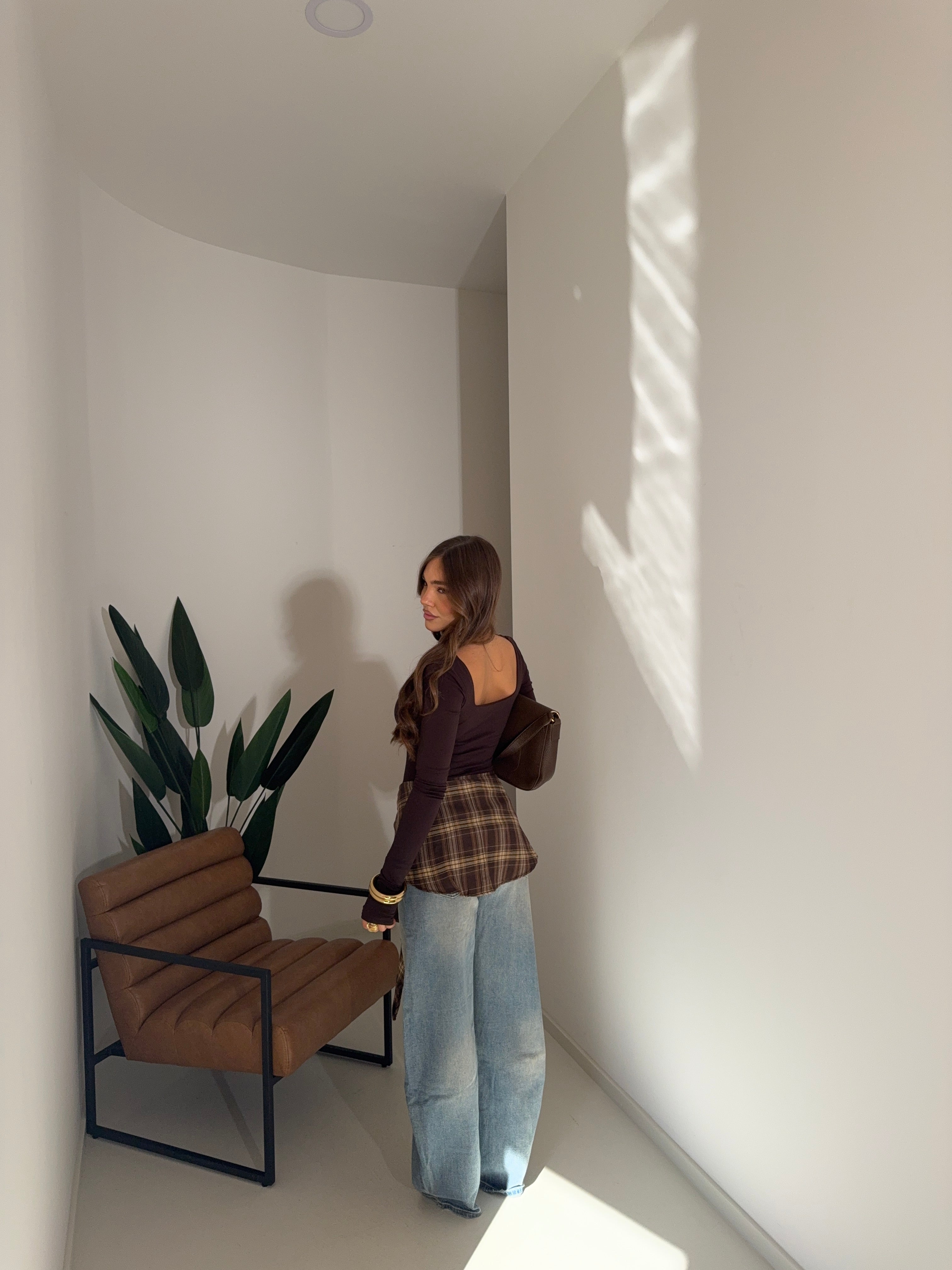 Denim Dettaglio Camicia