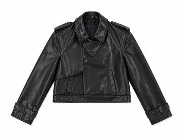 Chiodo black ecopelle