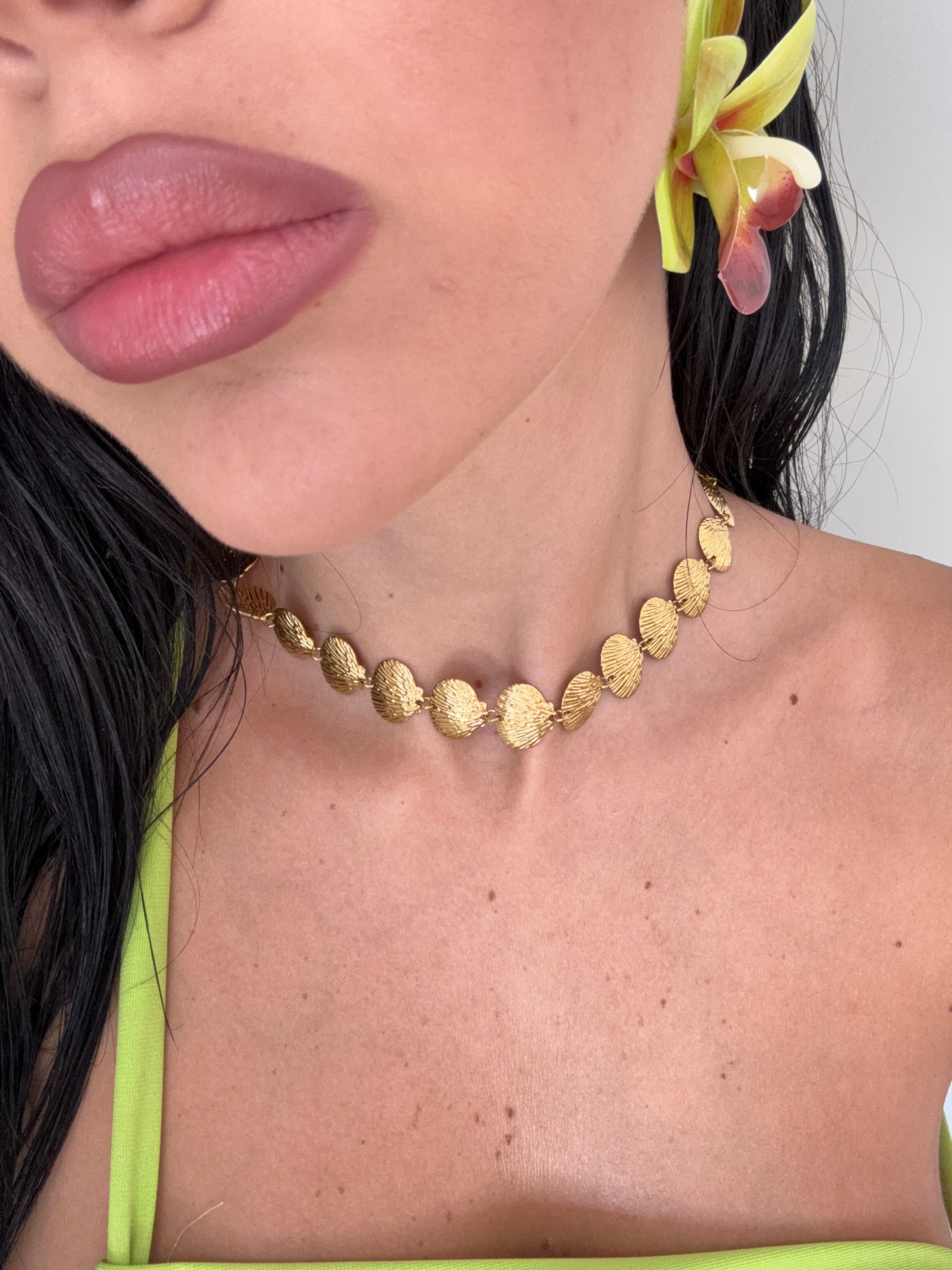 Collana conchiglia gold