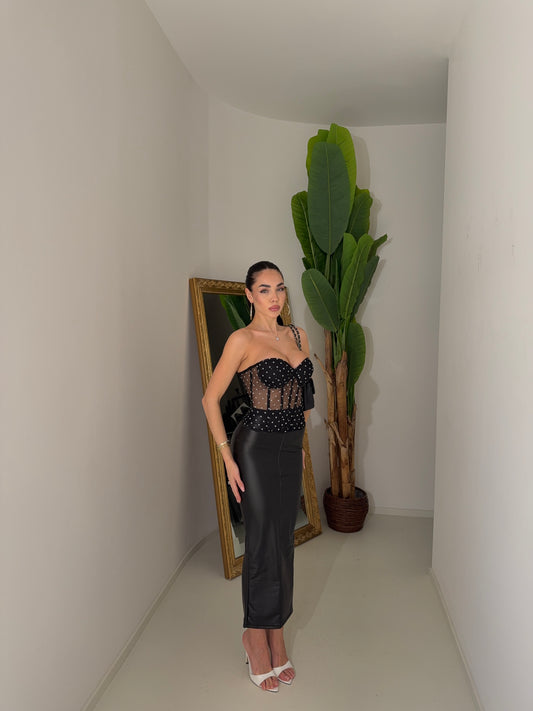 Longuette DELIA black