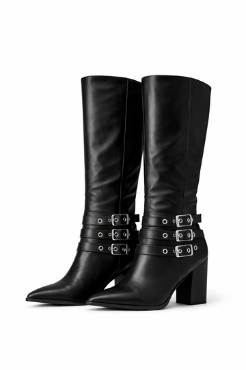 Stivale ecopelle black