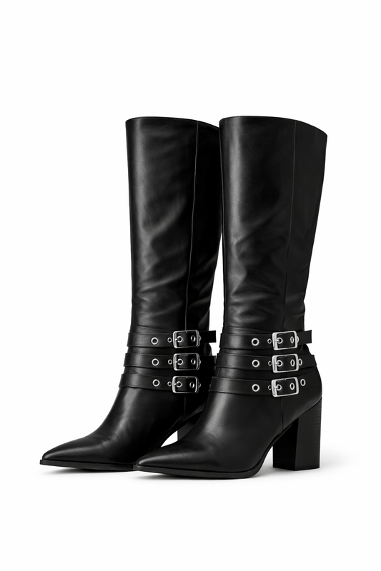 Stivale ecopelle black