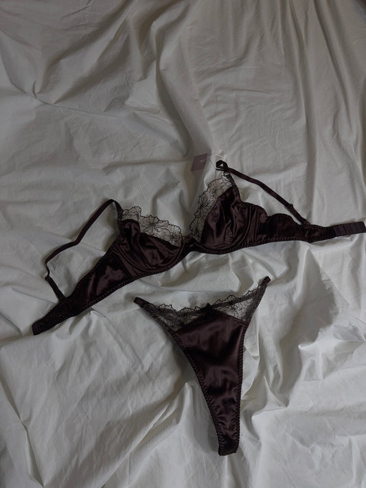 Set lingerie DESIRÈ brown