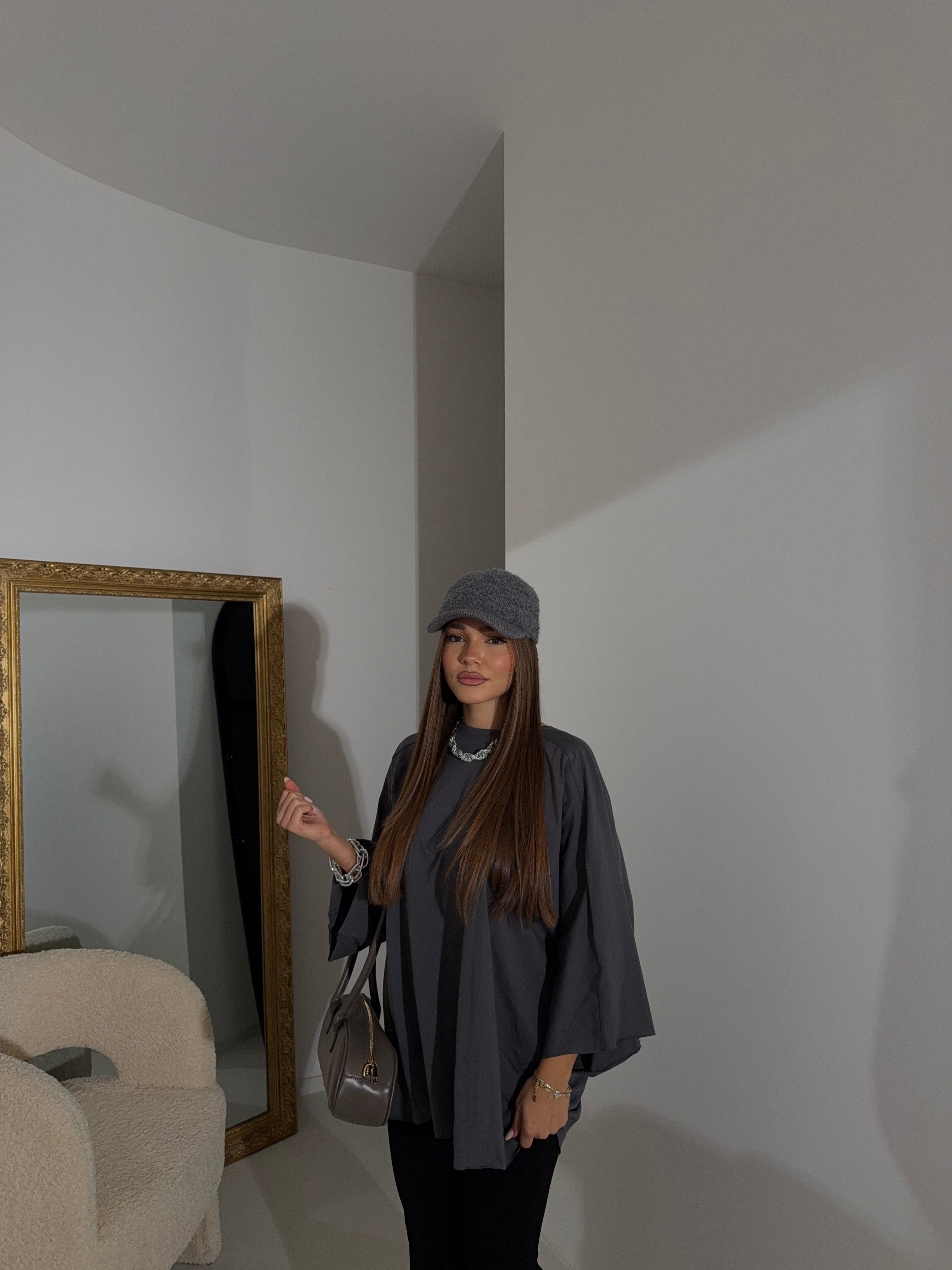 Magliettone JustWest Grigio