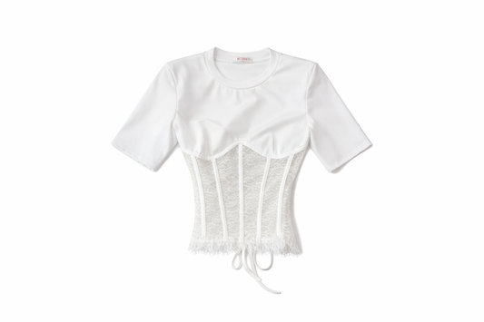 Shirt pizzo White