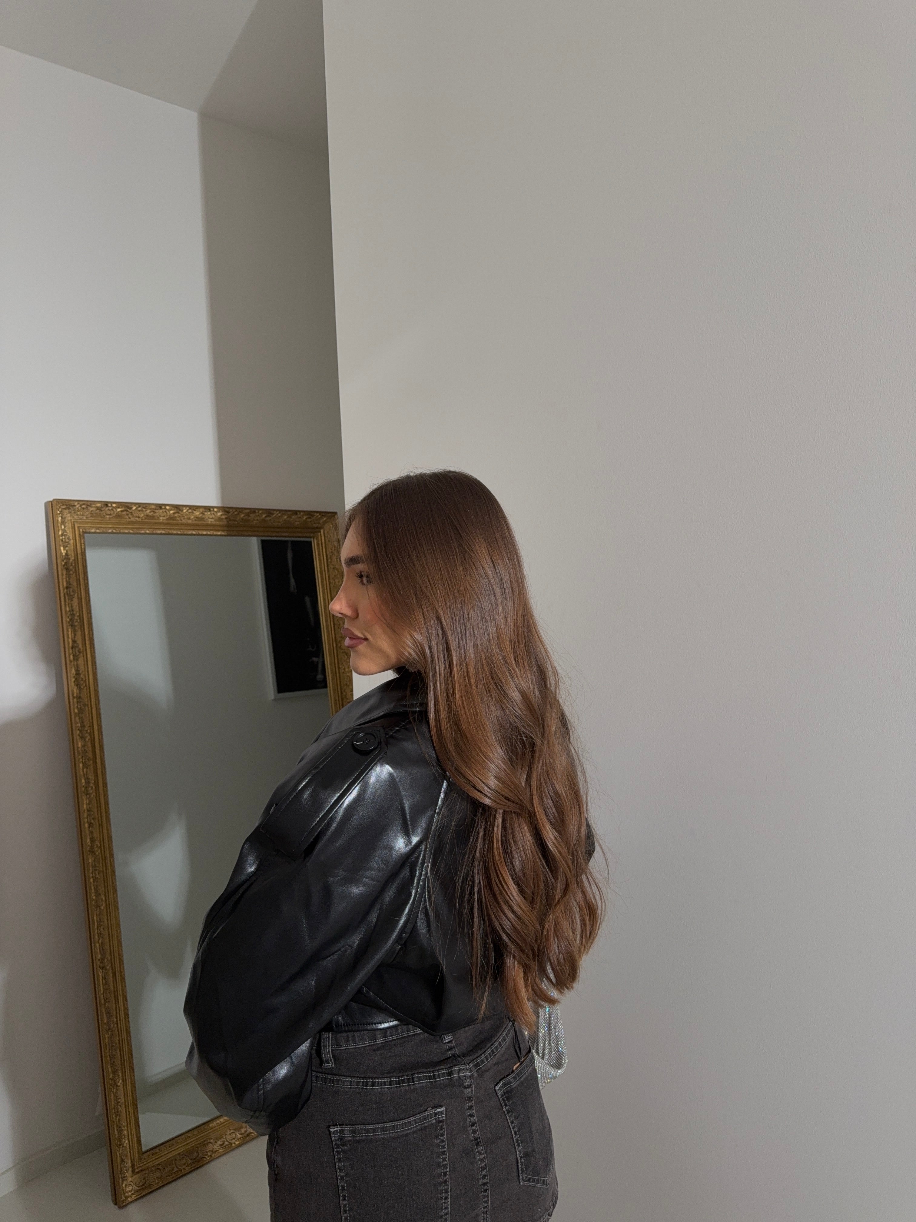 Trench ecopelle black