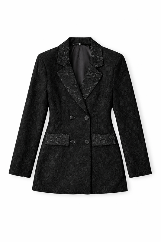 Blazer pizzo black