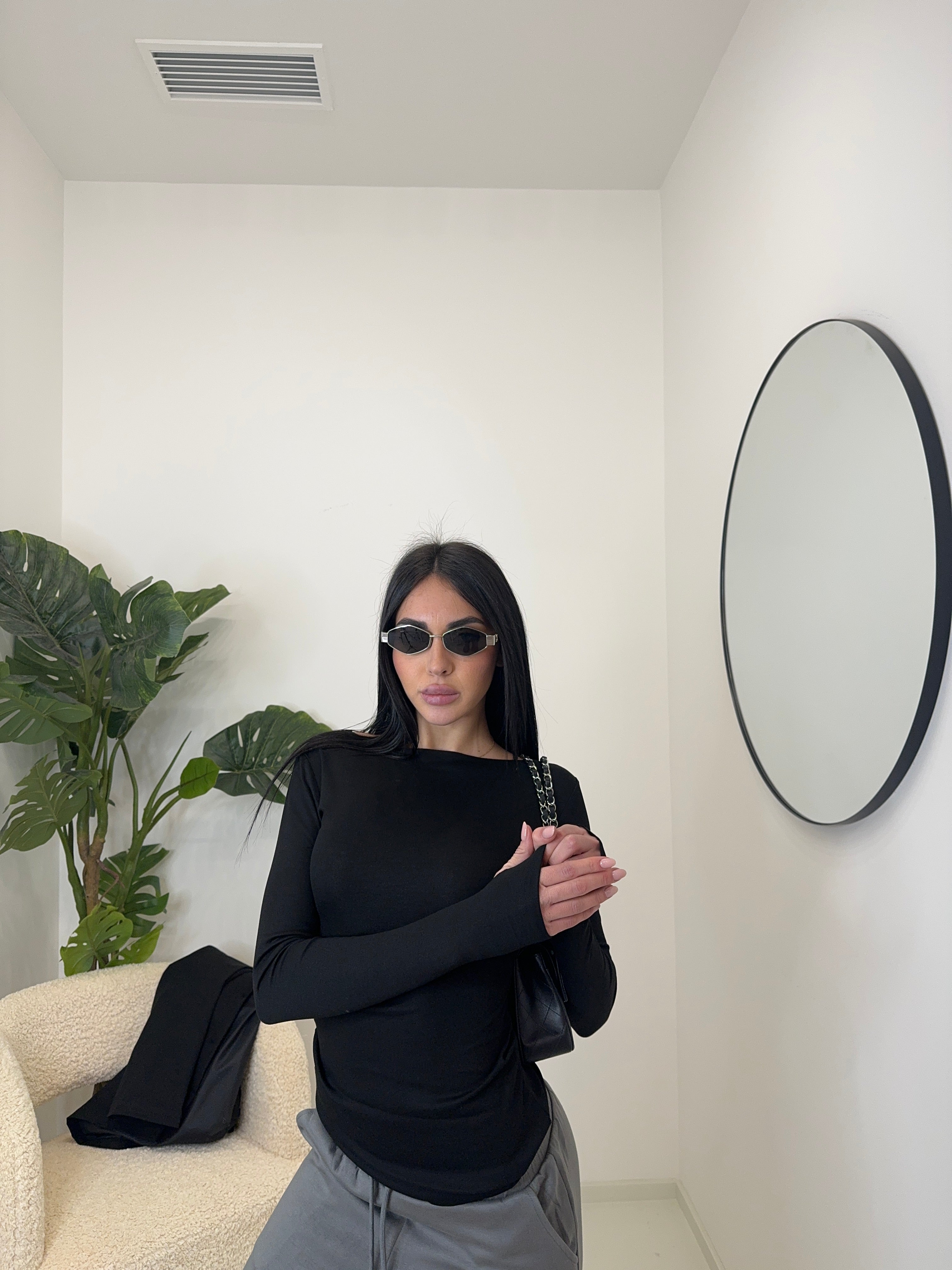 Semivelata scollo tondo tutti i colori