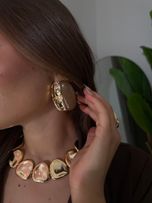 Orecchini Elements Fango