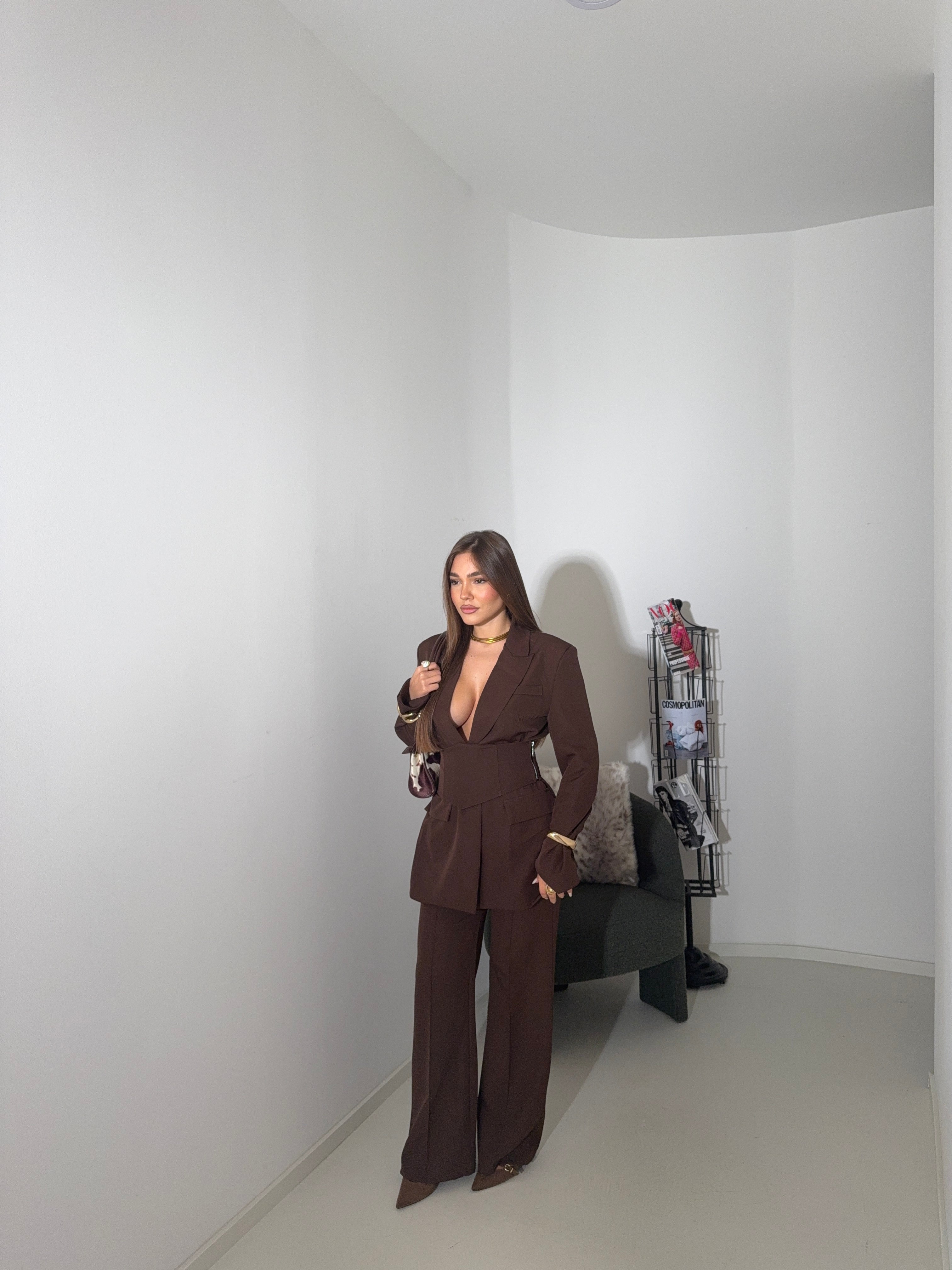 Tailleur NIA marrone