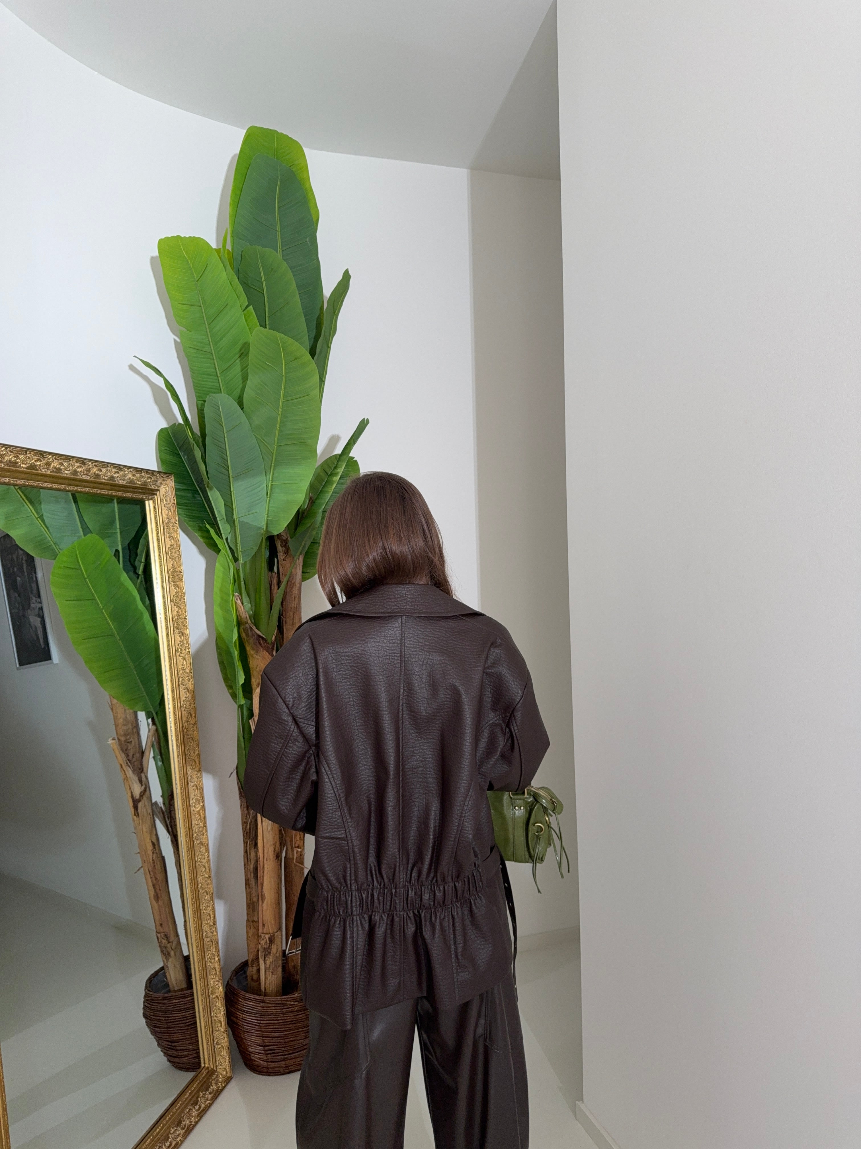 GIACCA LUMINA MARRONE