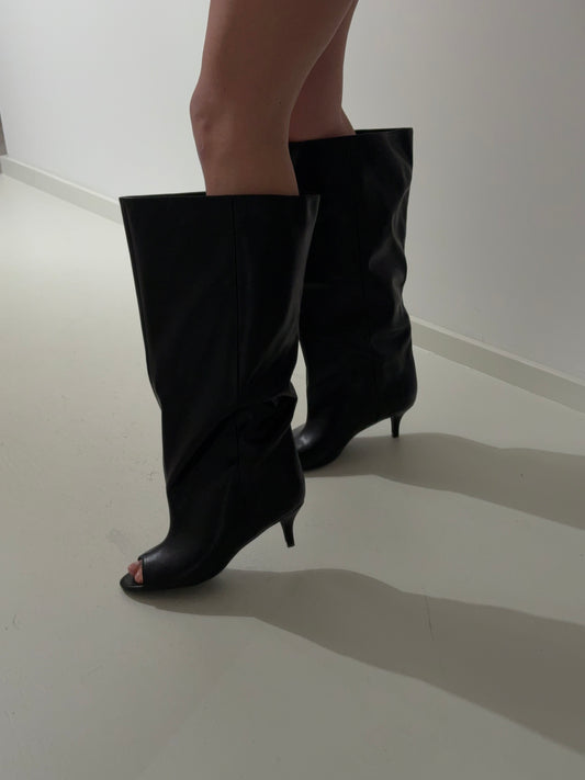 Stivale QUEEN ecopelle nero