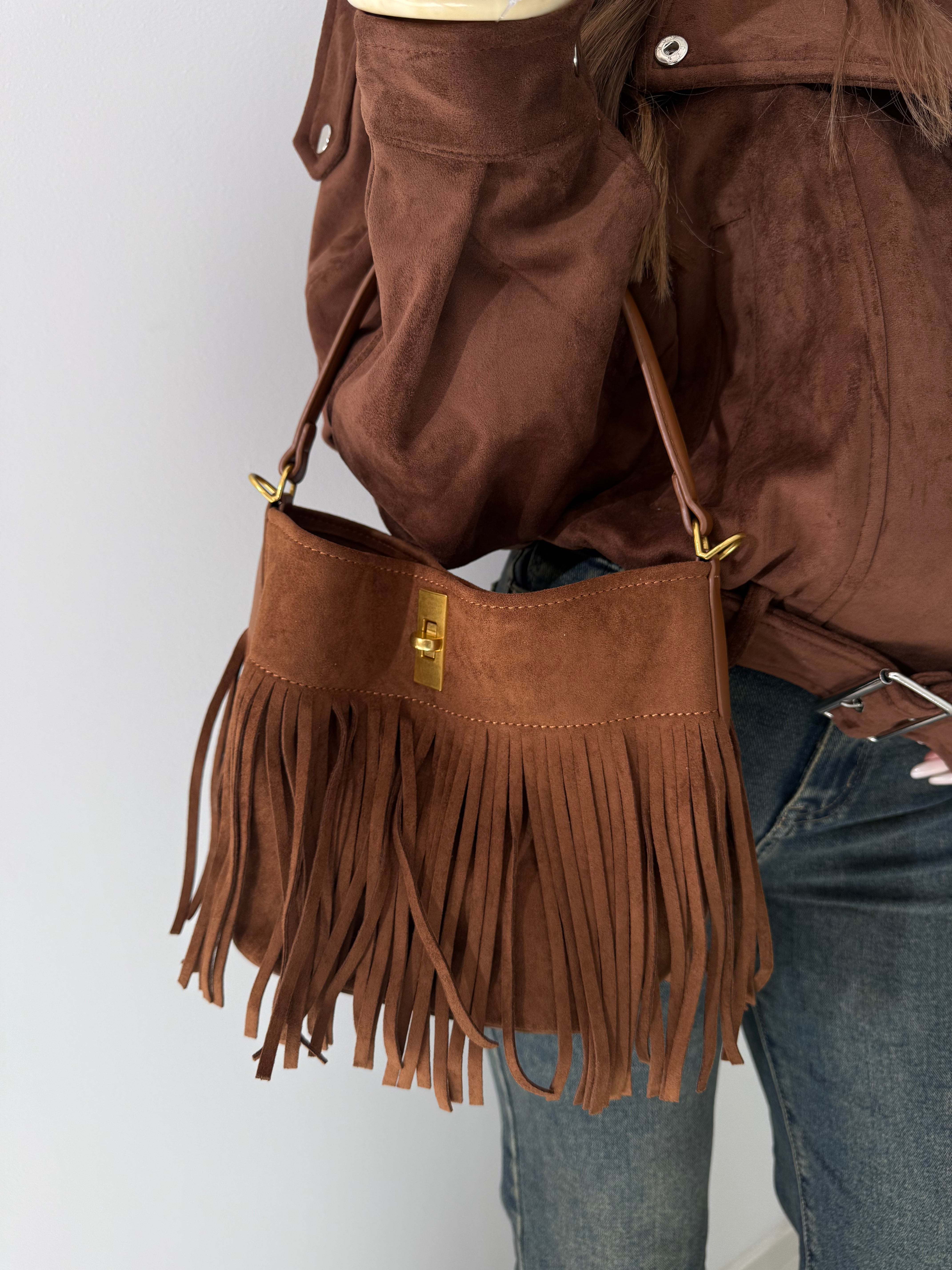 Bag secchiello camel