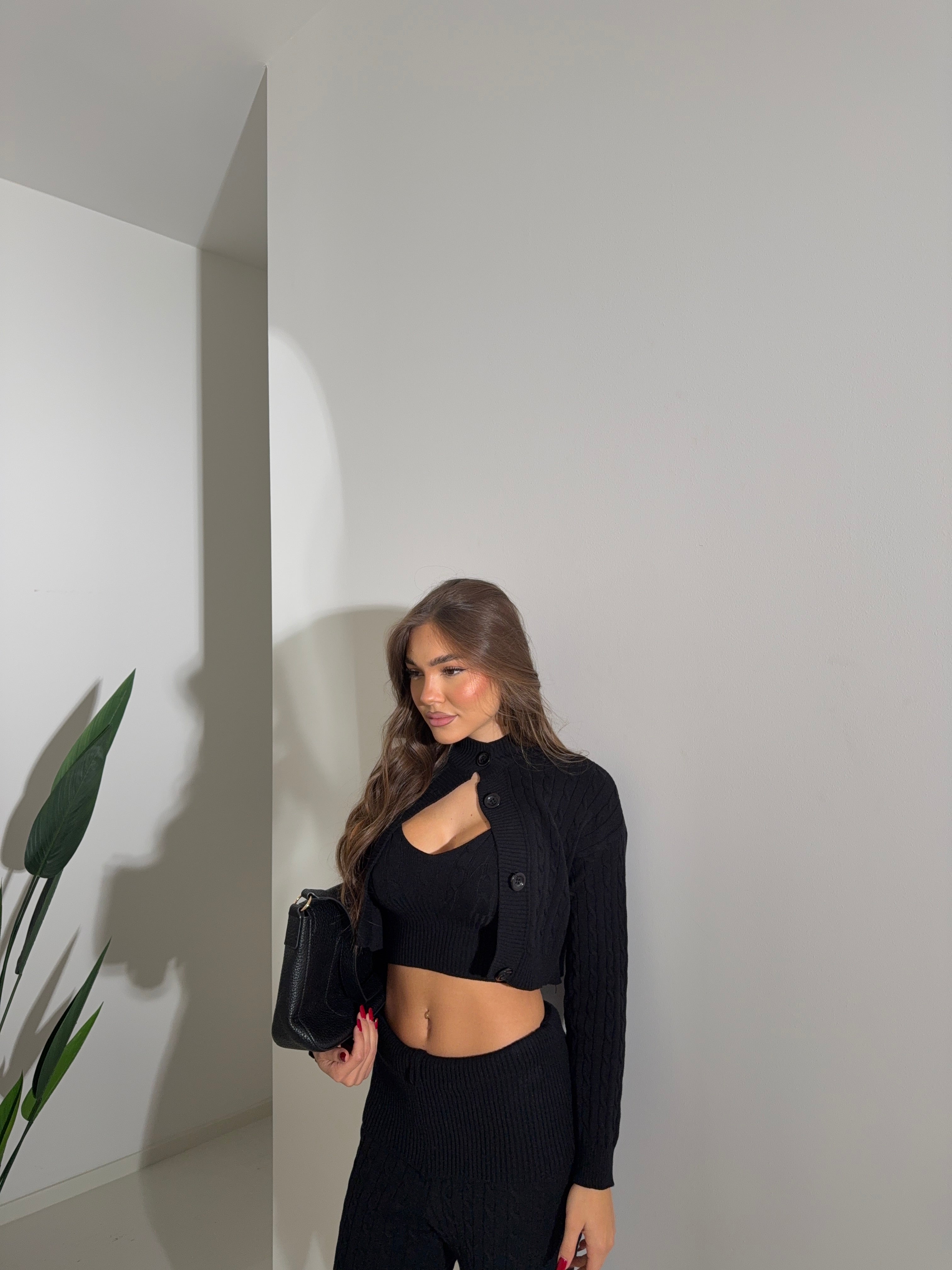 Coordinato Mally nero