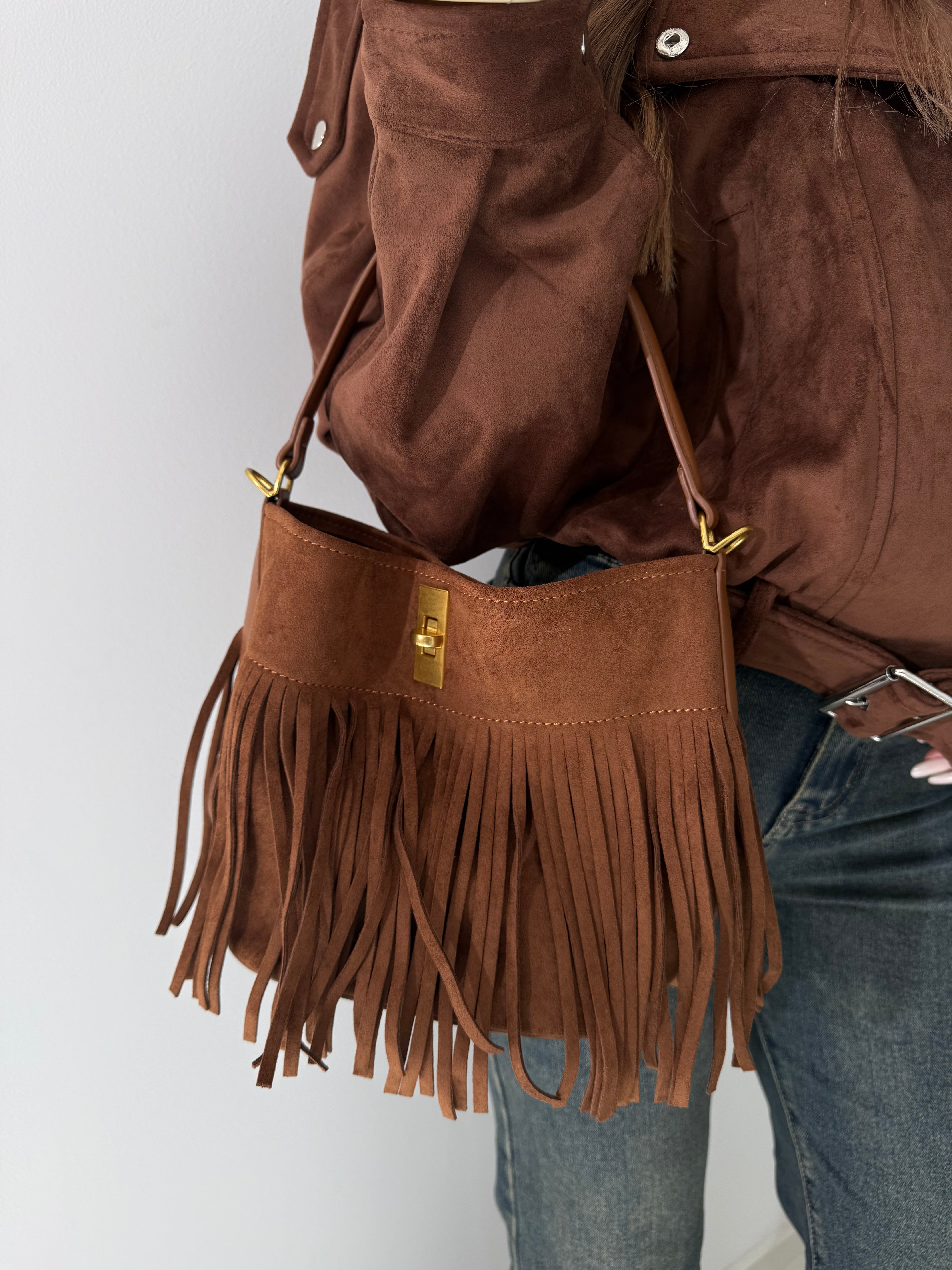 Bag secchiello camel