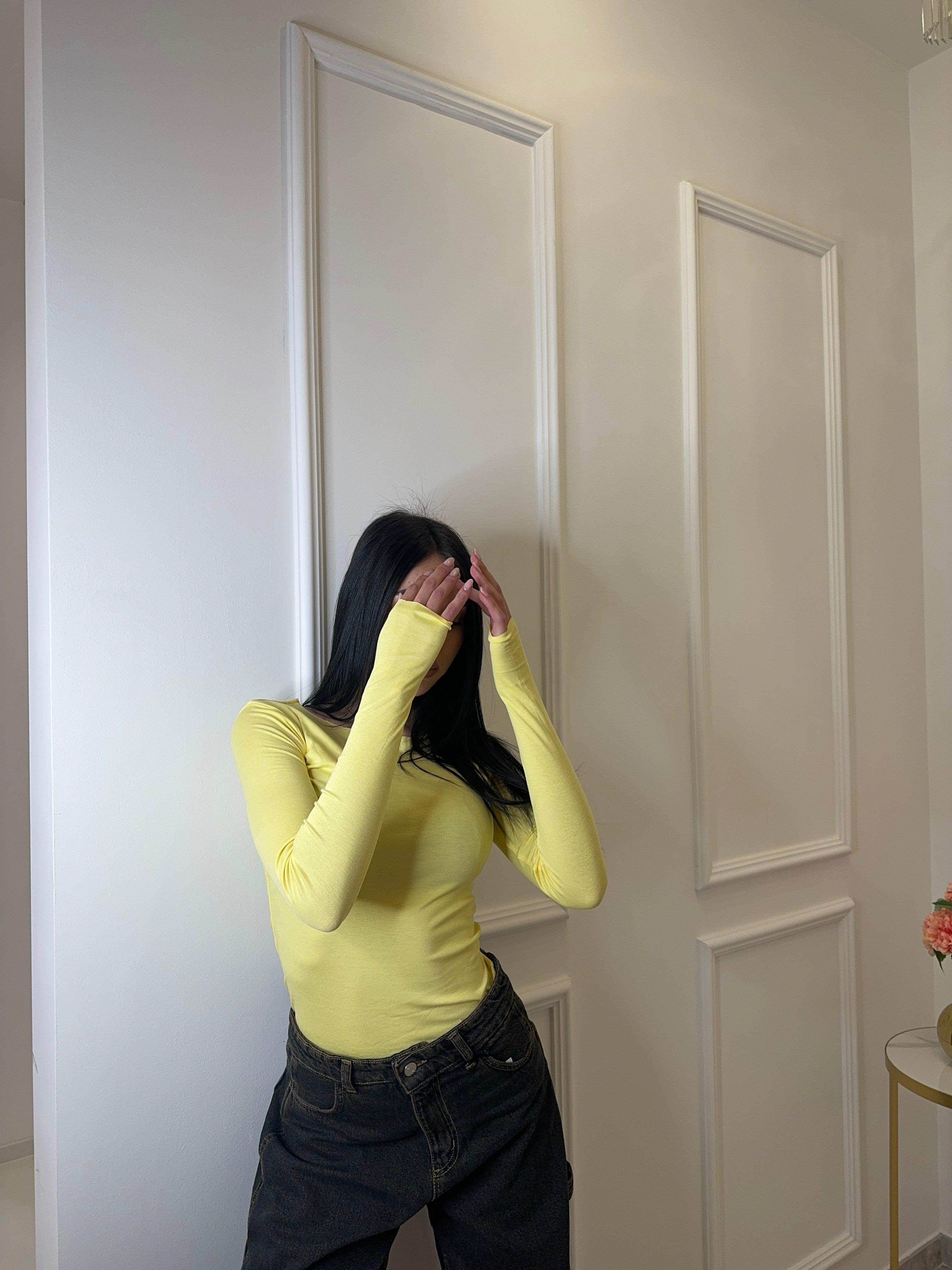 Semivelata scollo tondo tutti i colori