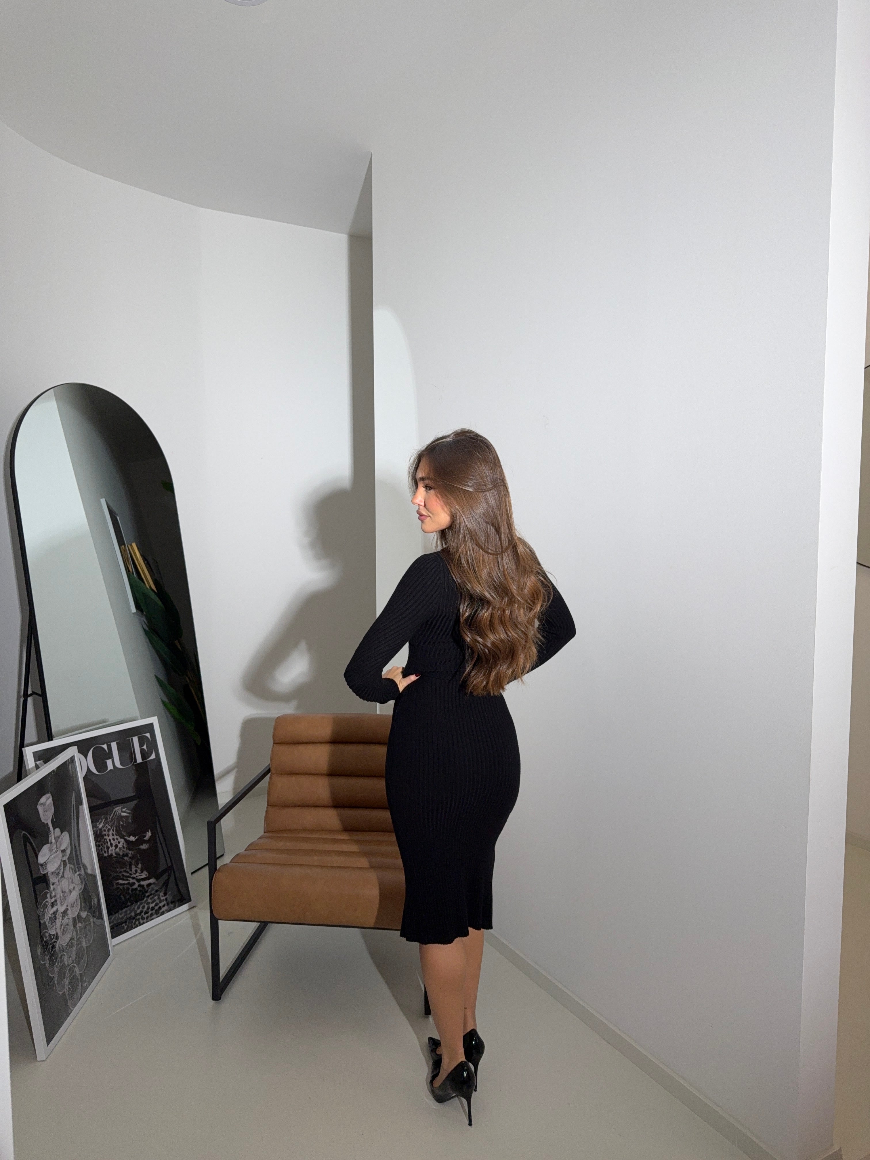 Dress MADISON black costine