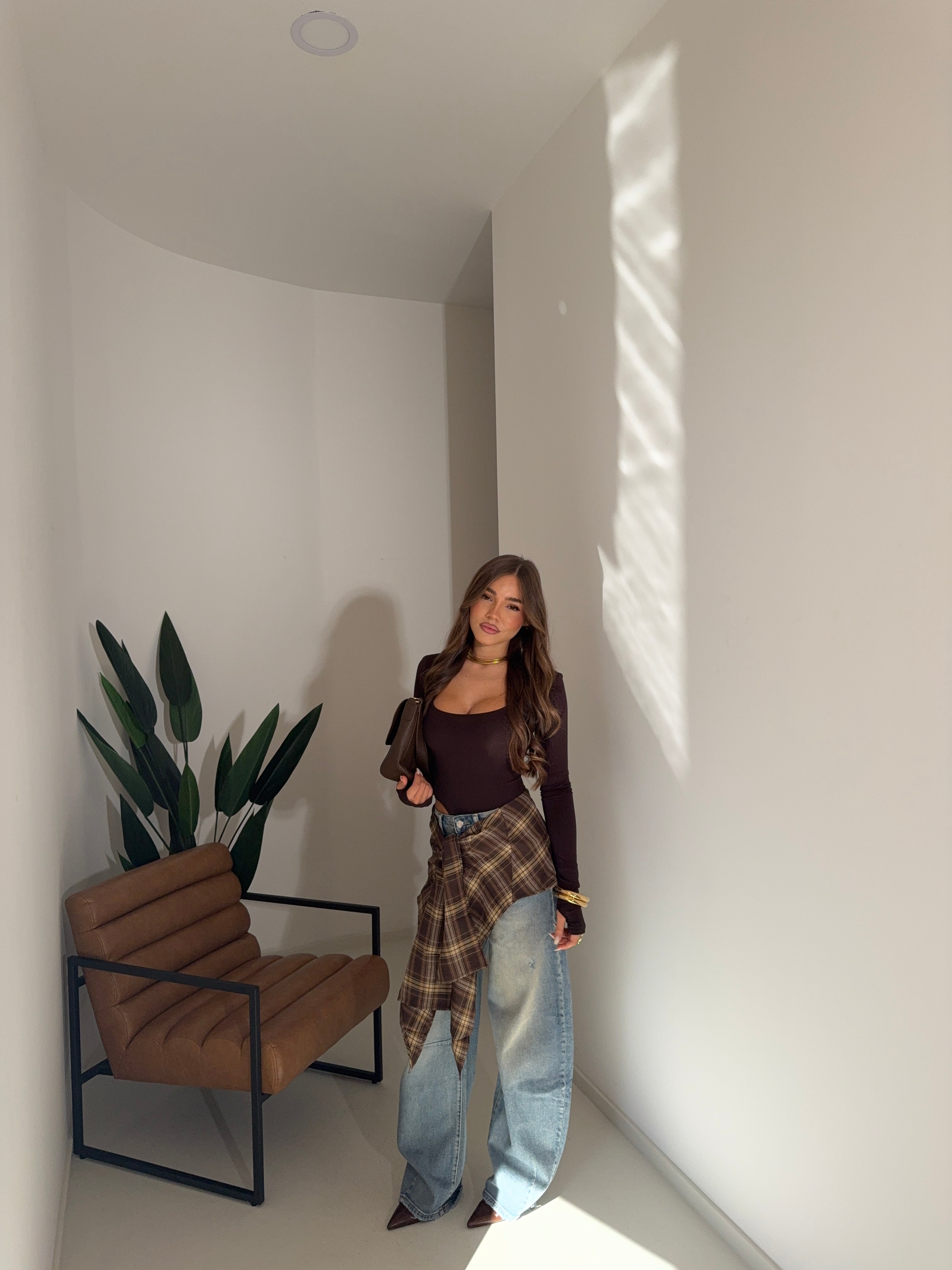 Denim Dettaglio Camicia