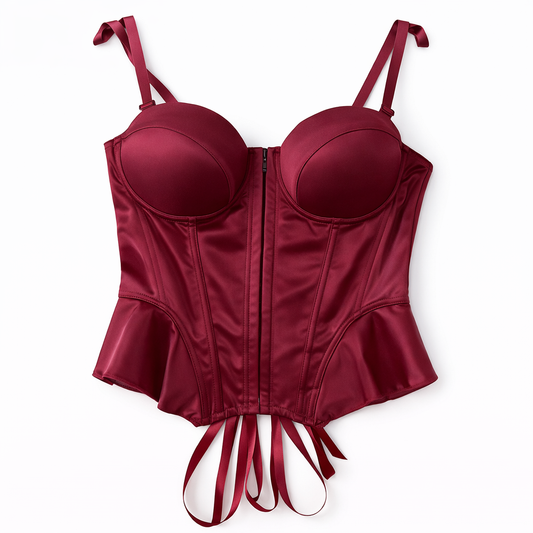 Top SCARLET bordeaux