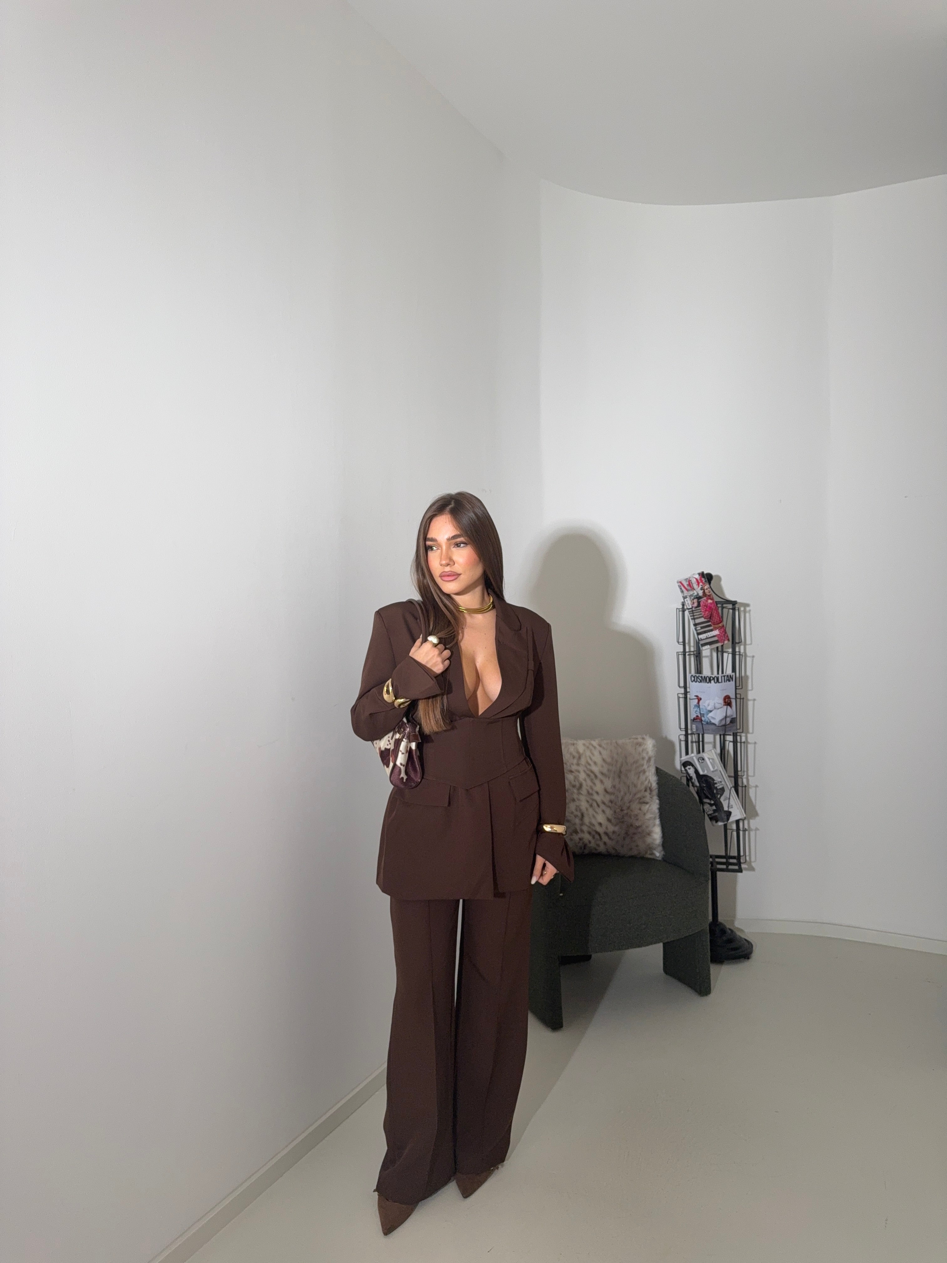 Tailleur NIA marrone