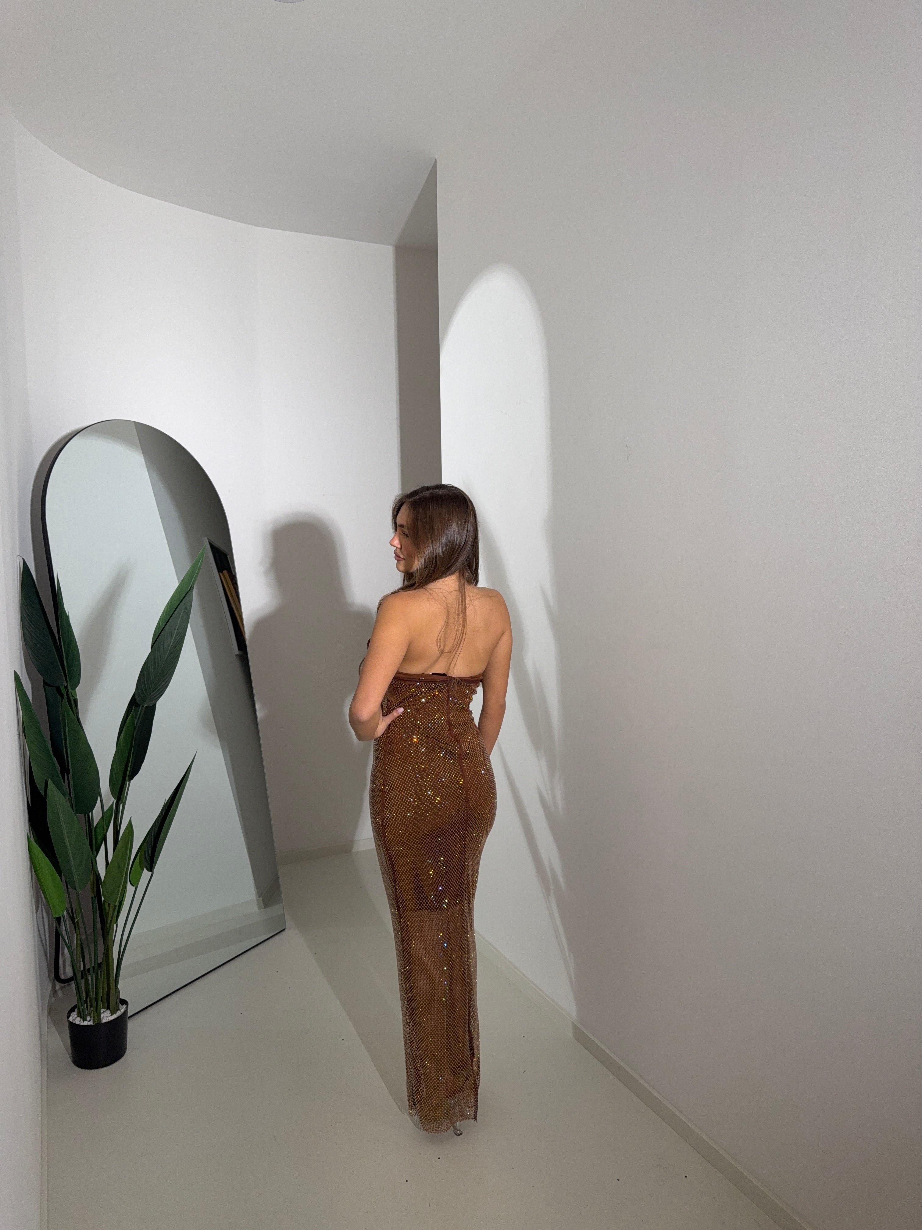 Dress Montecarlo brown