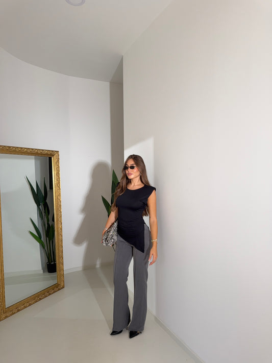 Pants perfect fit grigio