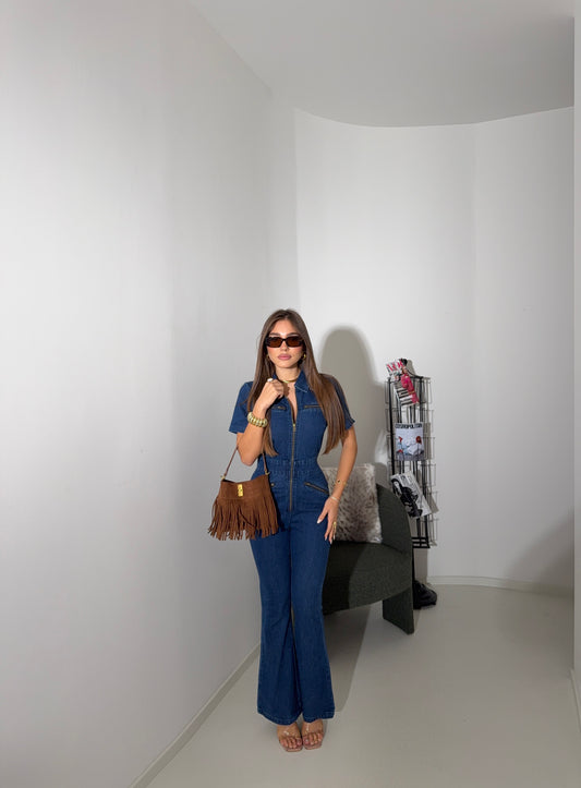 Jumpsuit blu scuro