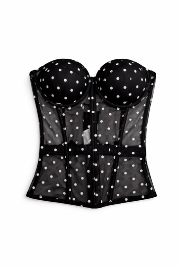 Corpetto pois black