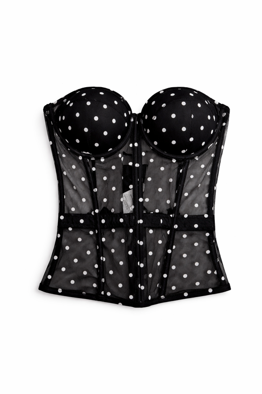 Corpetto pois black