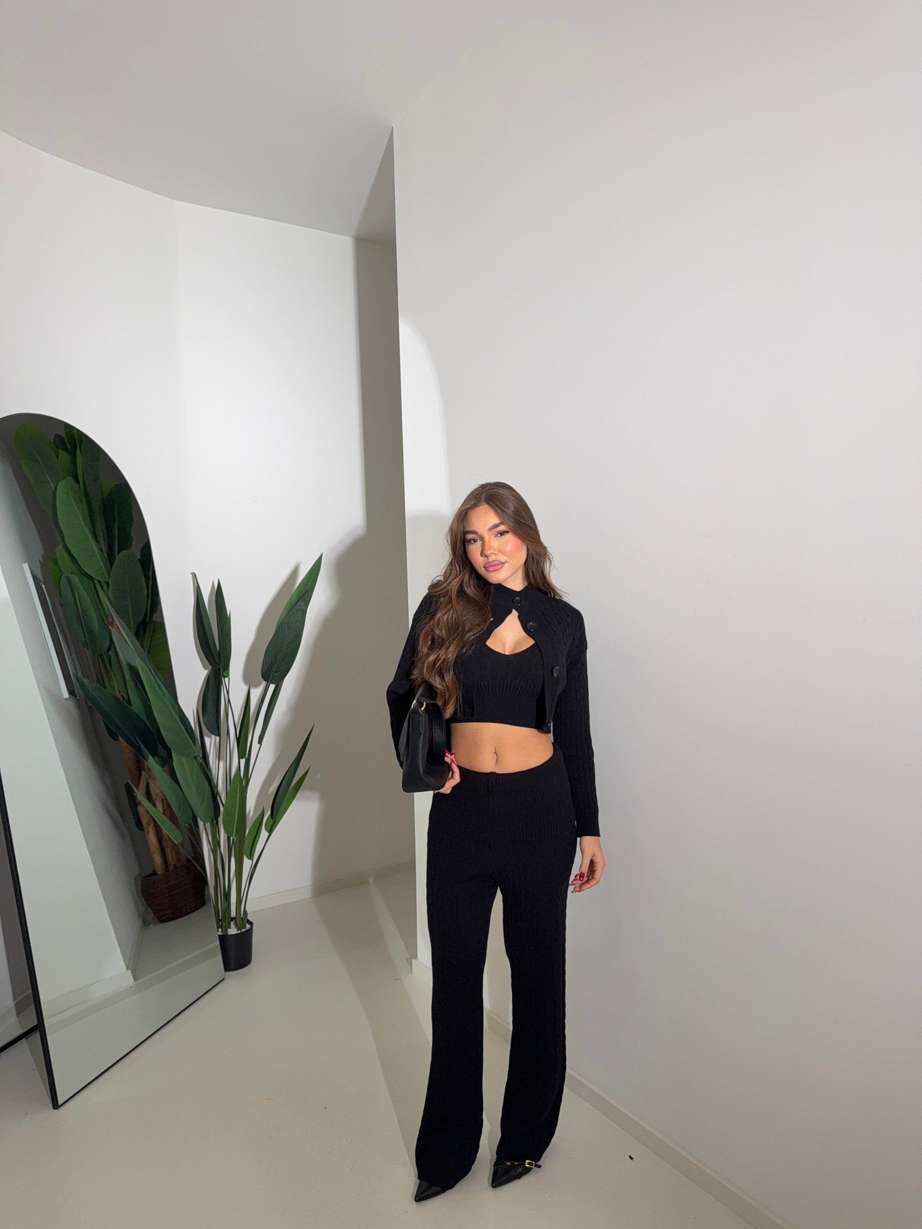 Coordinato Mally nero