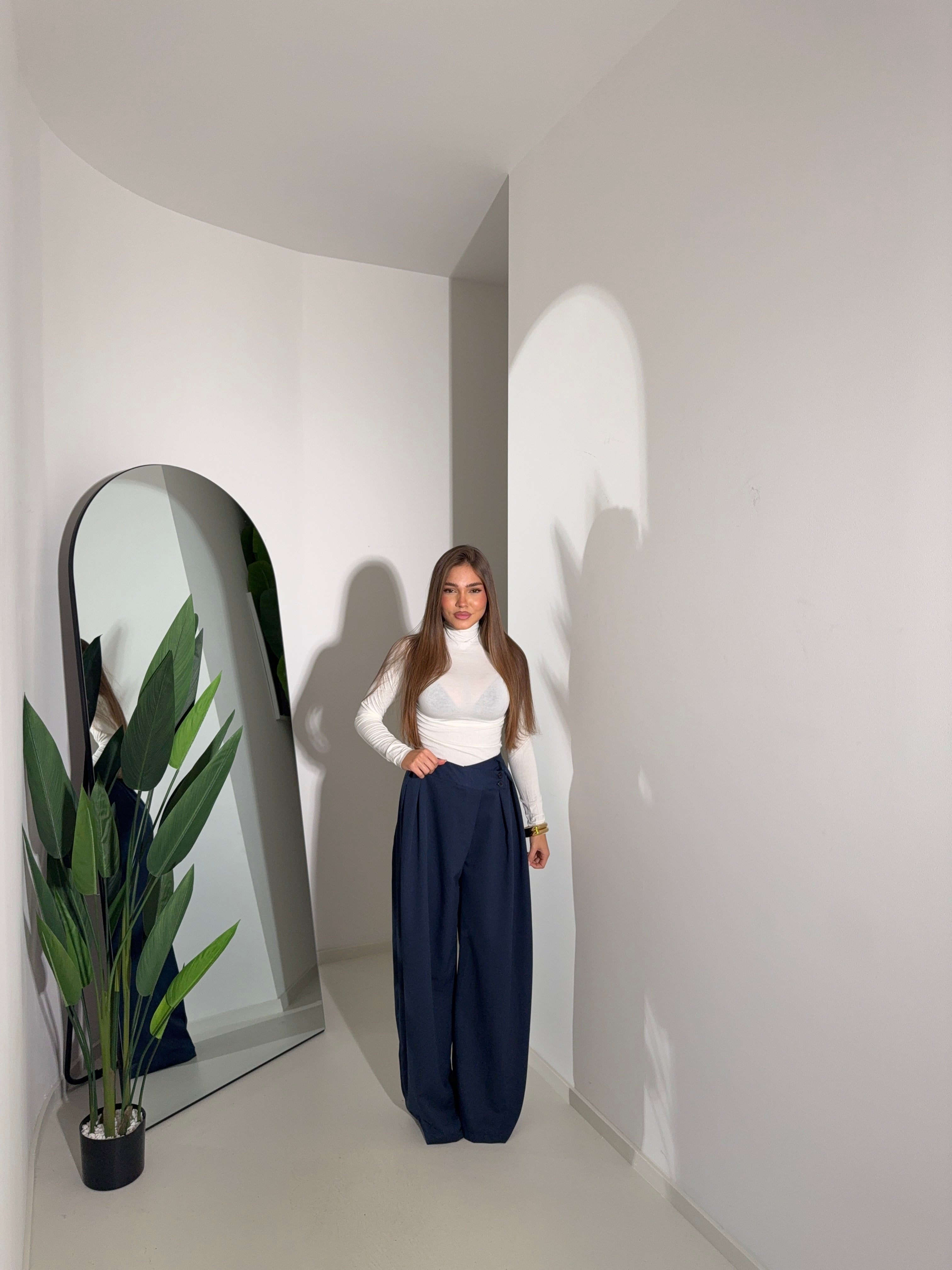 Pants asimmetrico blue