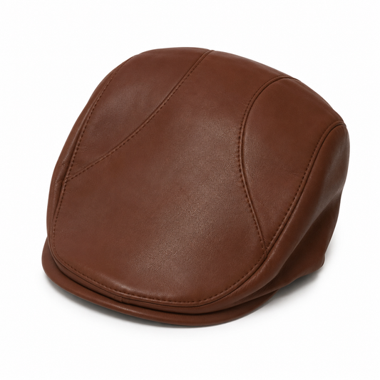 Flat cap ecopelle