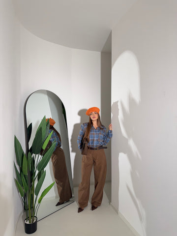 Pants AURA just west camel