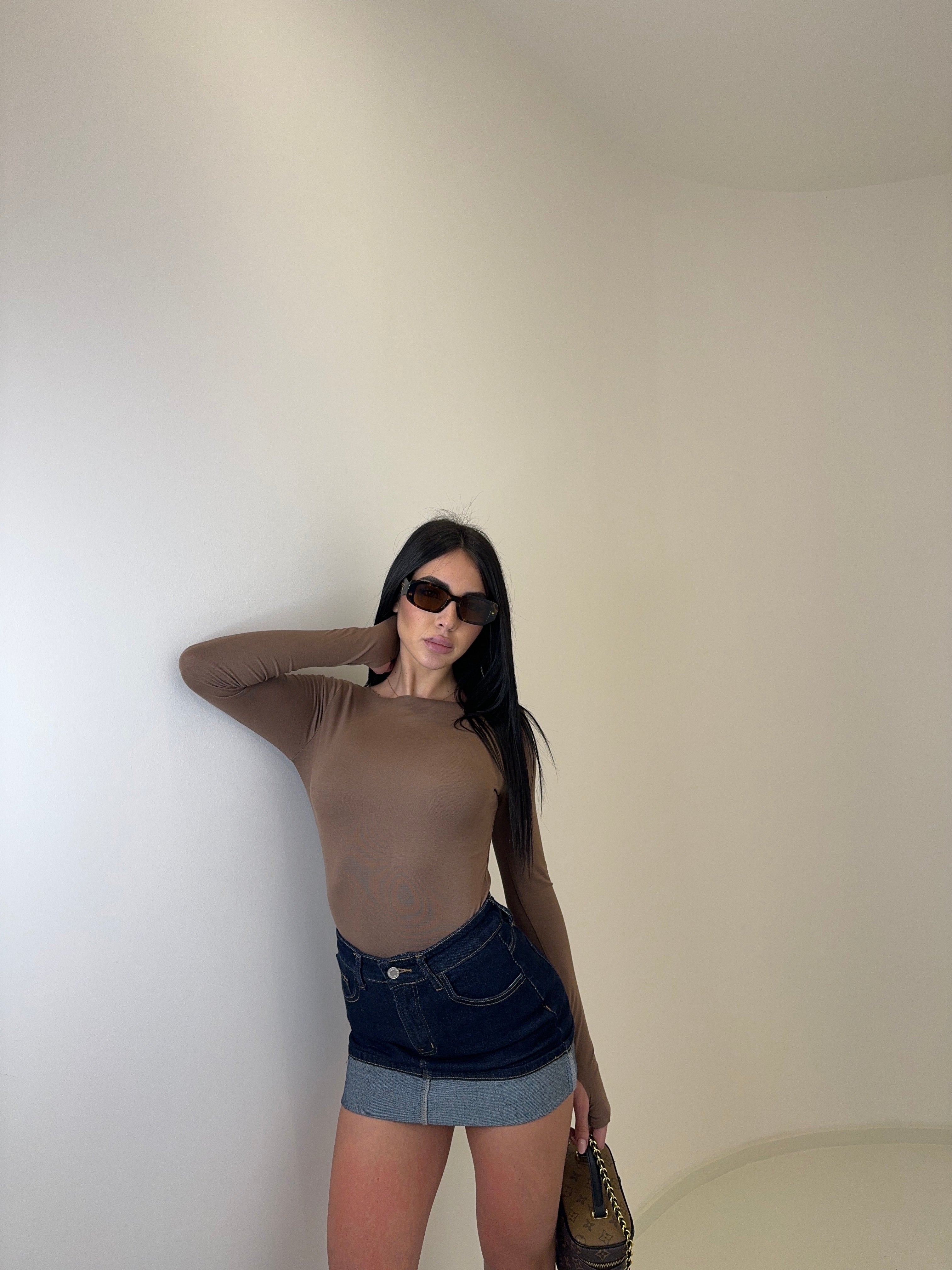 Semivelata scollo tondo tutti i colori