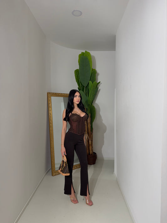 Pants spacchetti brown