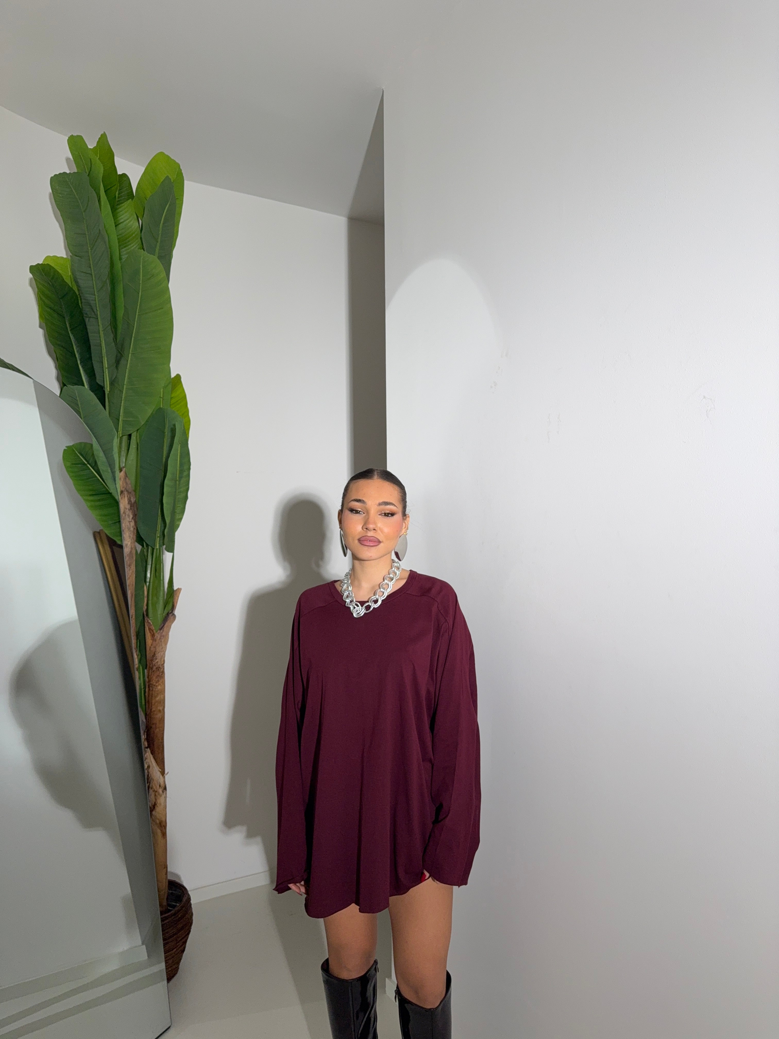 Shirt over just west bordeaux