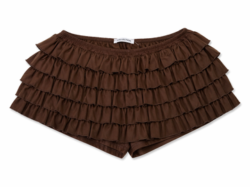 Skirt voilant brown