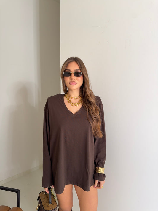 Shirt longsleeve a V varianti