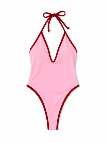Bikini PLUNGE pink
