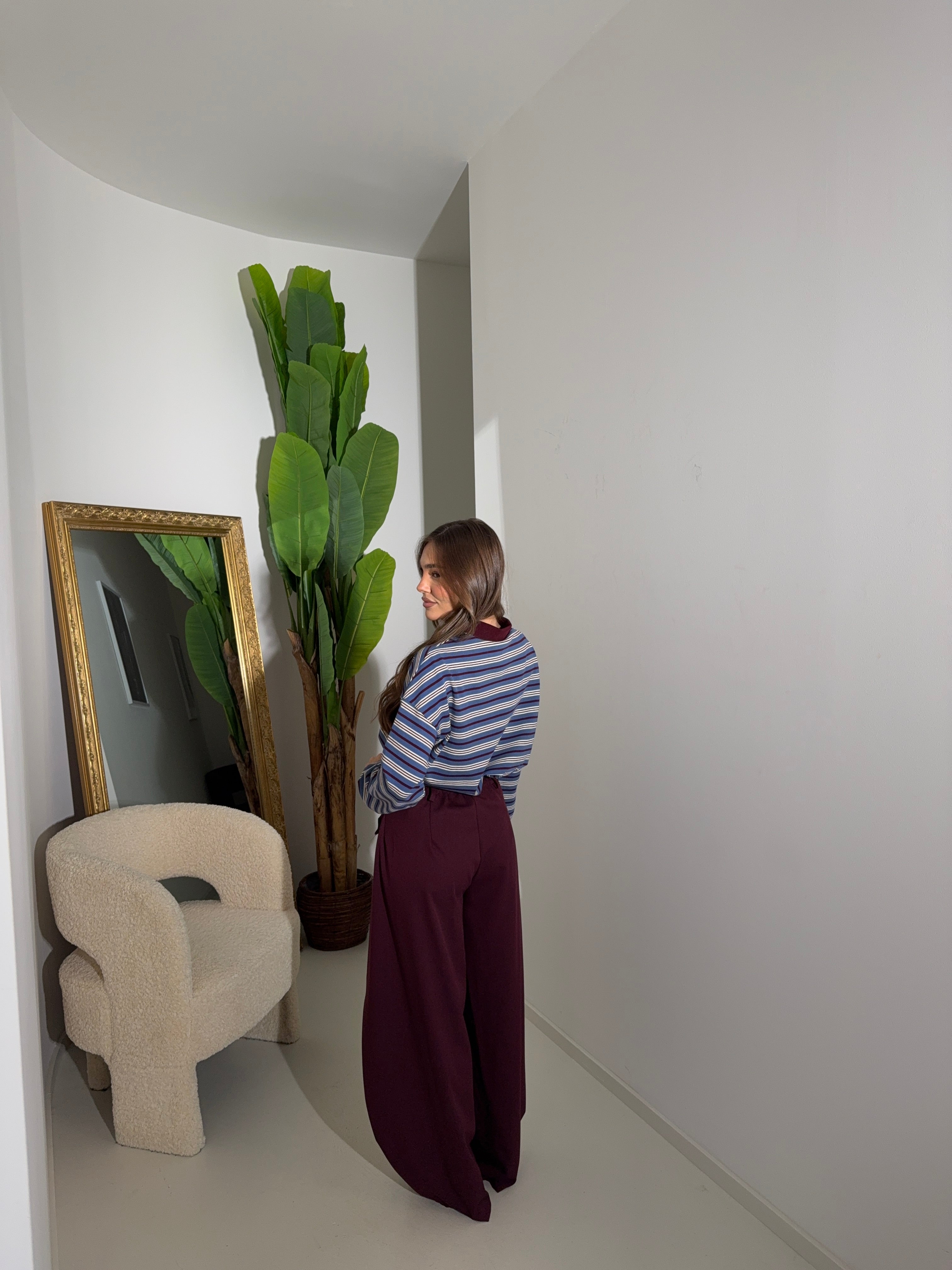 Pantaloni Japan bordeaux