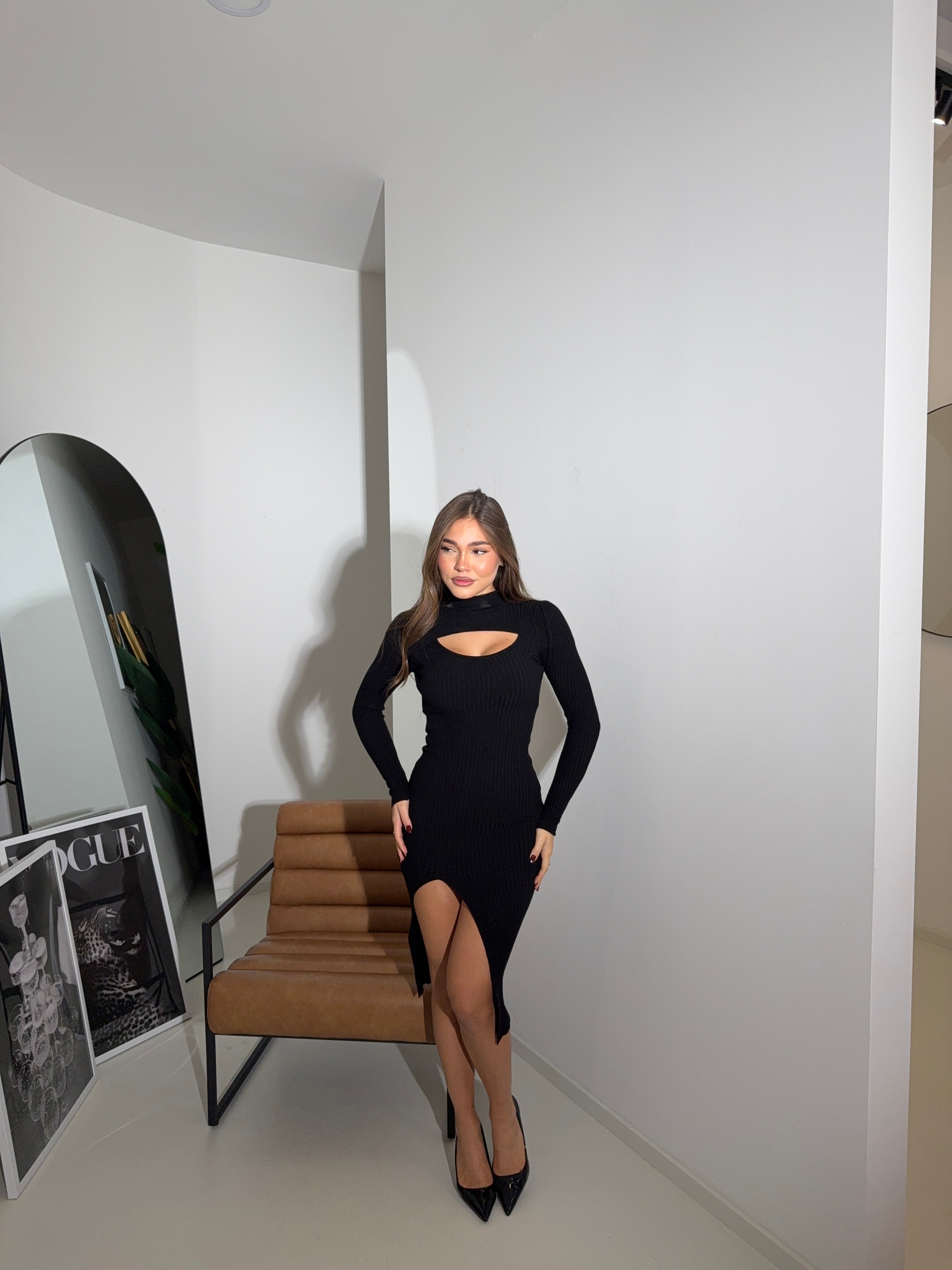 Dress MADISON black costine