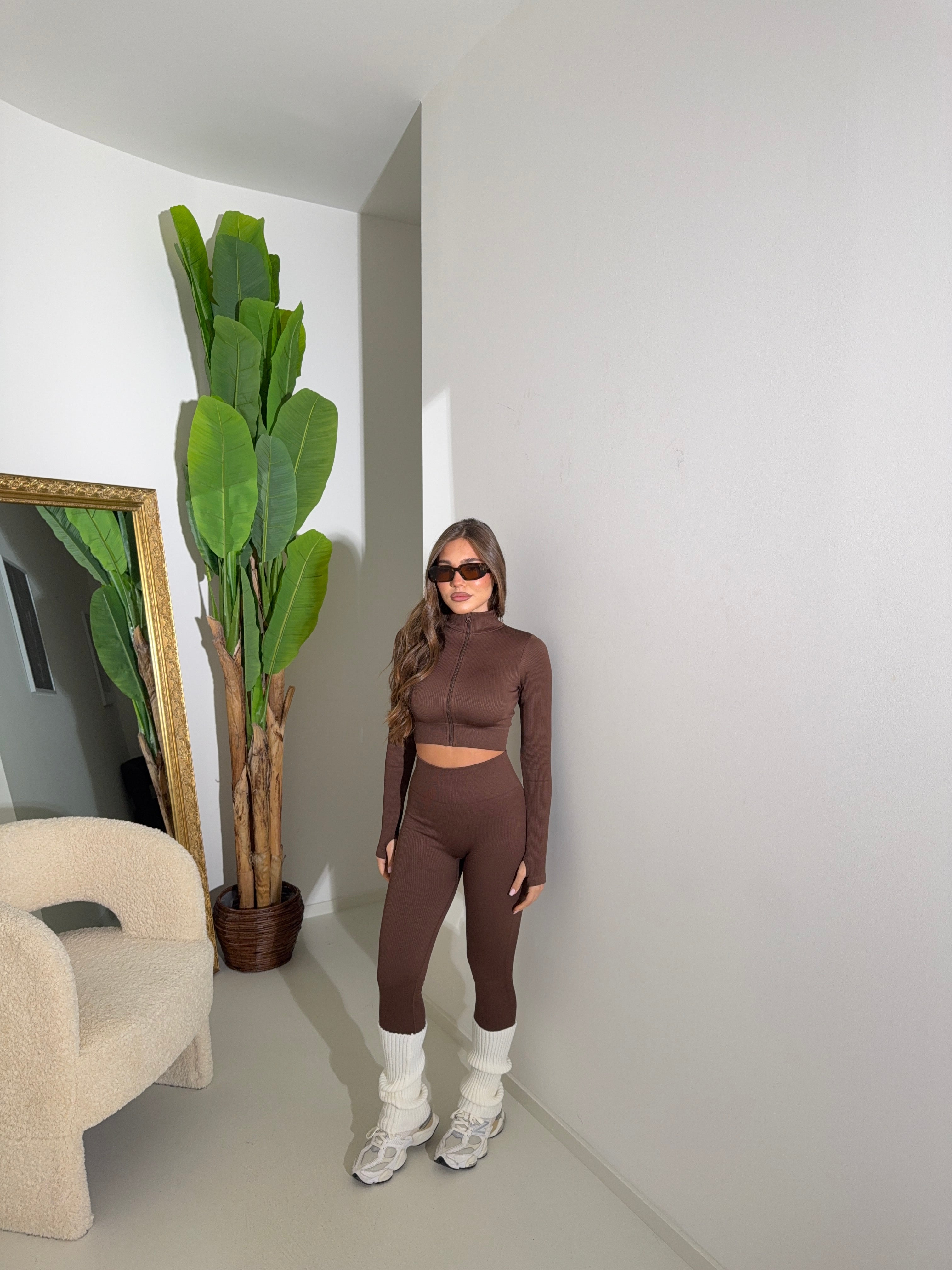 Coordinato Coozy marrone