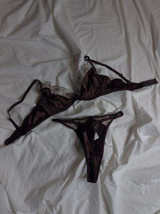 Set lingerie DESIRÈ brown