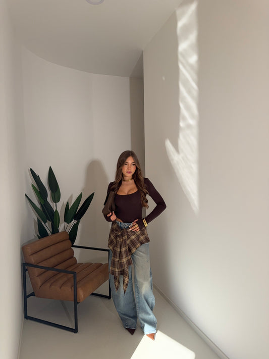 Denim Dettaglio Camicia