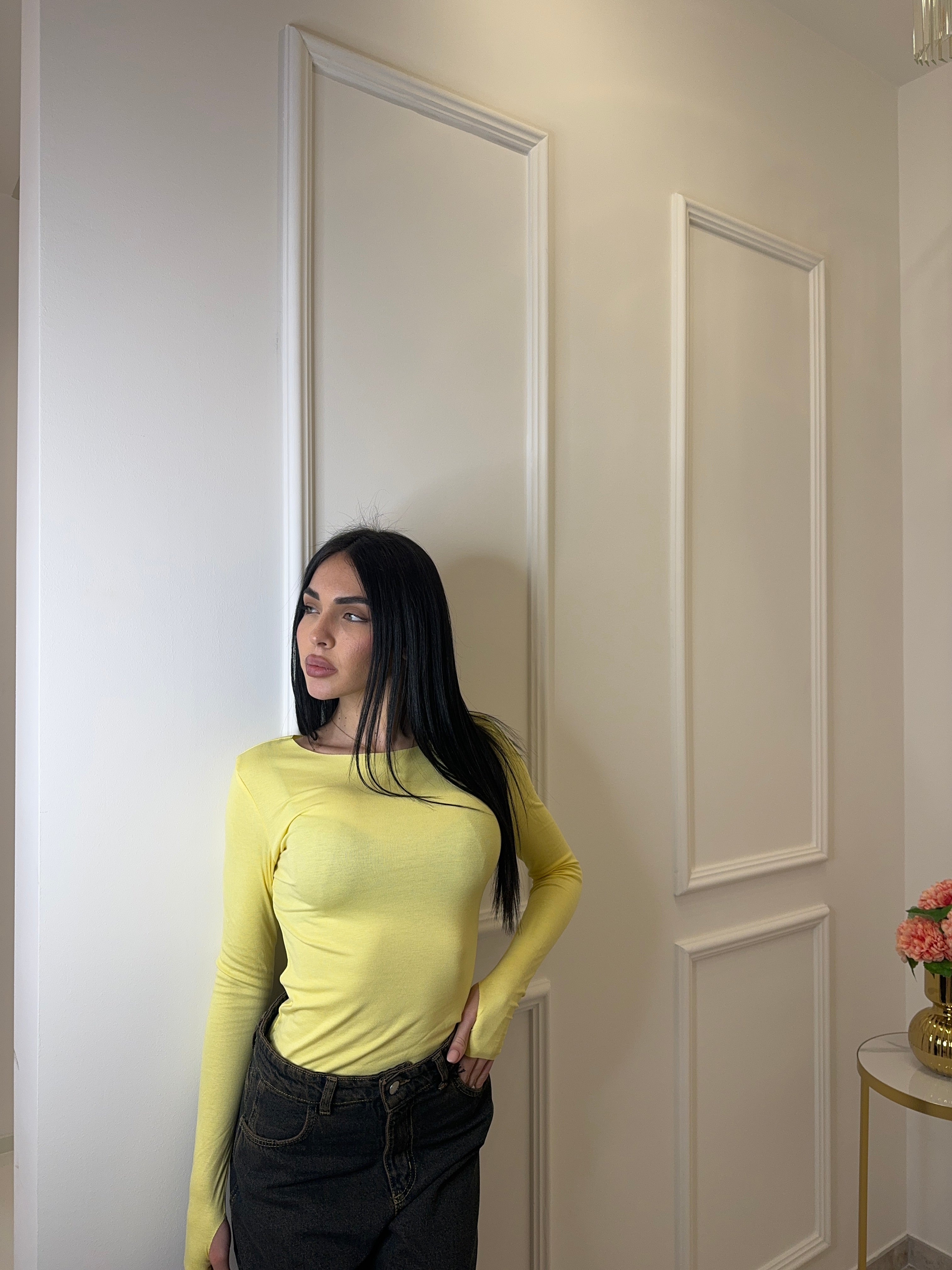 Semivelata scollo tondo tutti i colori