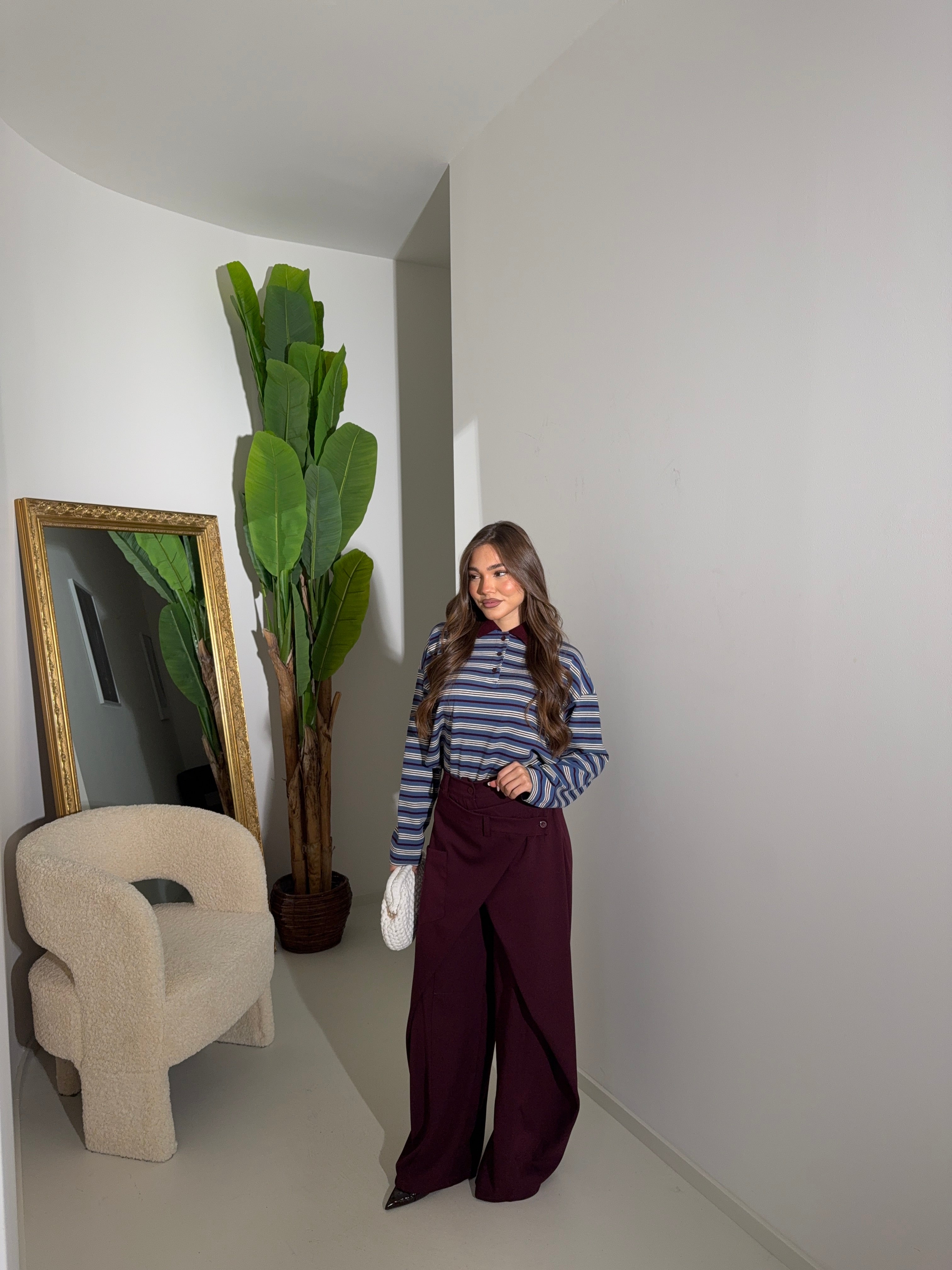 Pantaloni Japan bordeaux