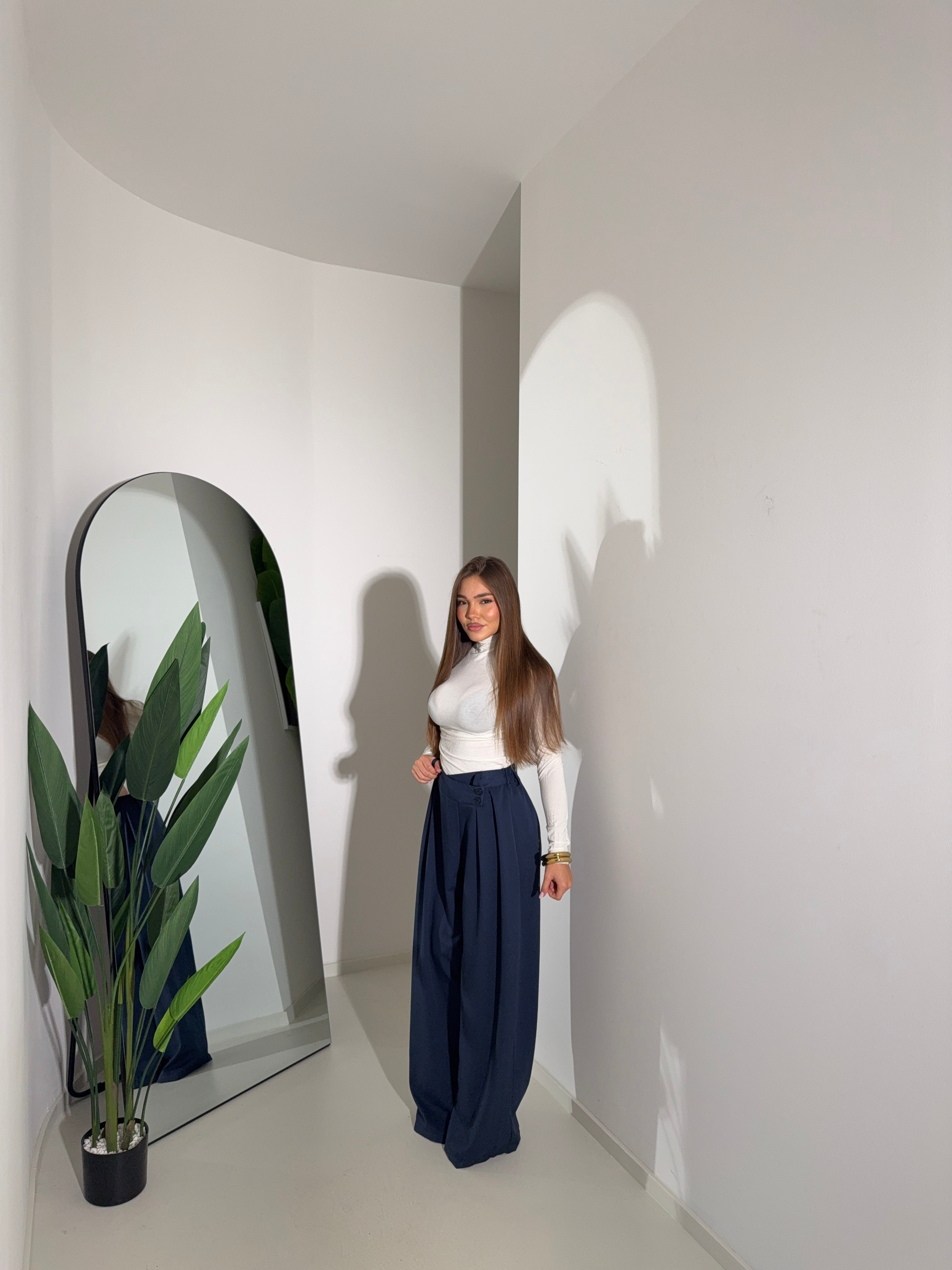 Pants asimmetrico blue