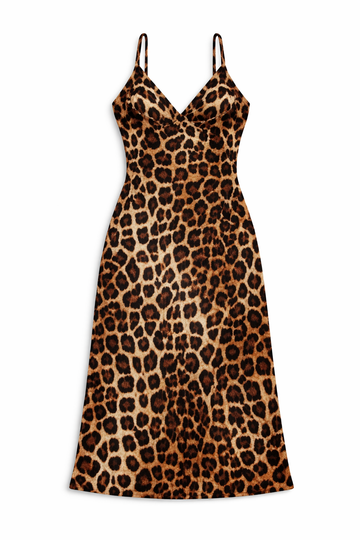 Dress long leopardato